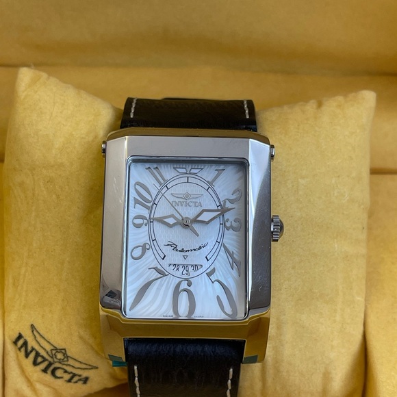 Rare Invicta Mens Auto Swiss Made Flip Case Times Square Model 2411 Swiss Made - Picture 1 of 13